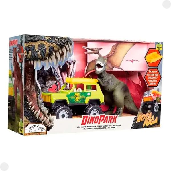 Imagem de Conjunto Dino Park Carrinho E Dino Sortido 0091 - Samba Toys