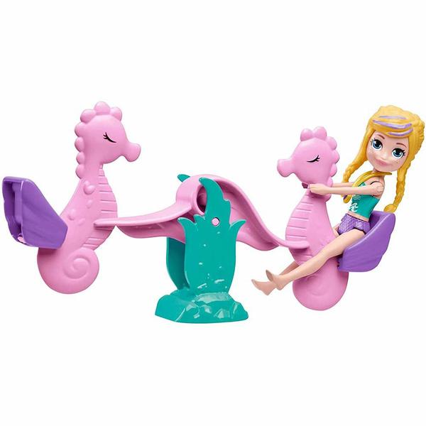 Imagem de Conjunto e Boneca - Polly Pocket - Aventura Subaquática de Sereia - Mattel