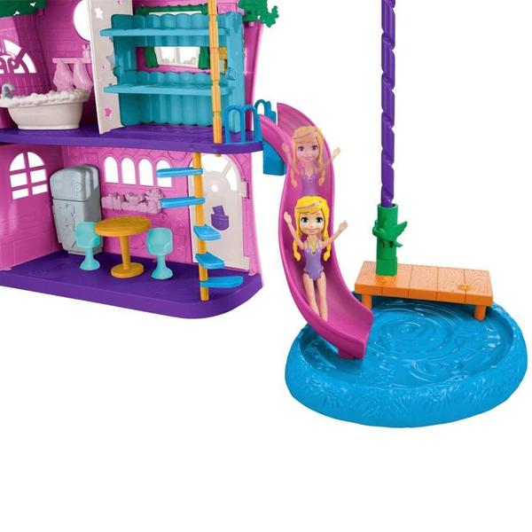 Imagem de Conjunto e Mini Boneca - Polly Pocket - Casa do Lago da Polly - Mattel