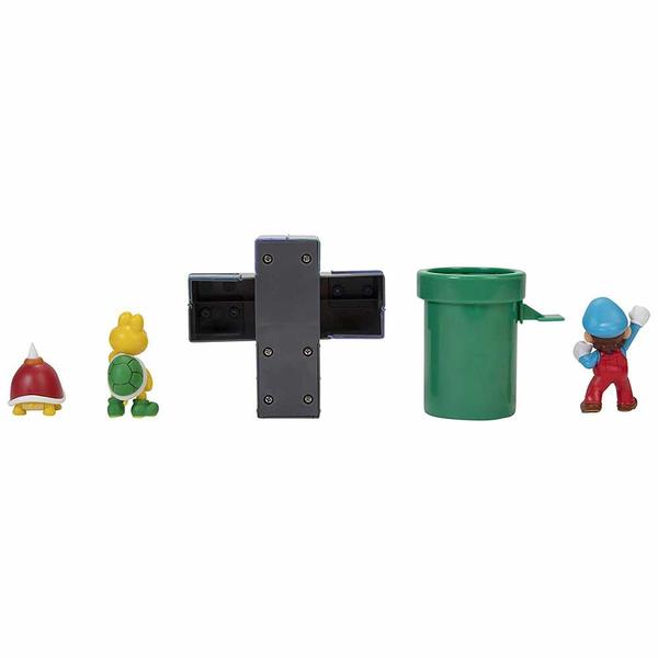 Conjunto e Mini Figuras - Super Mario - Underground - Subterrâneo - Candide Imagem de Conjunto e Mini Figuras - Super Mario - Underground - Subterrâneo - Candide