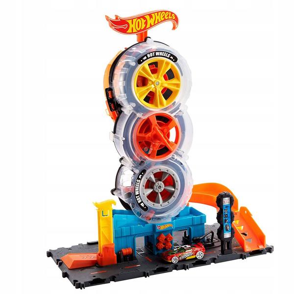 Imagem de Conjunto e Pista - Hot Wheels City - Super Loja de Pneus - Mattel