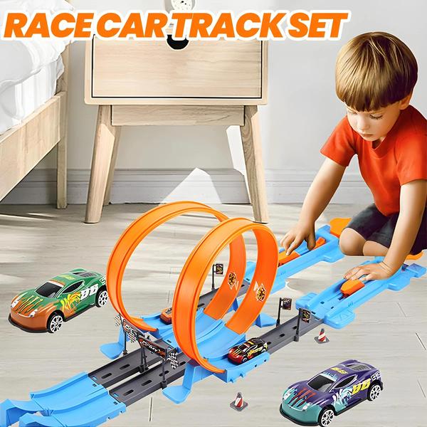 Conjunto Educacional de Pista de Corrida de Trem para Meninos - Mini Kit de Carro de Velocidade Imagem de Conjunto Educacional de Pista de Corrida de Trem para Meninos - Mini Kit de Carro de Velocidade