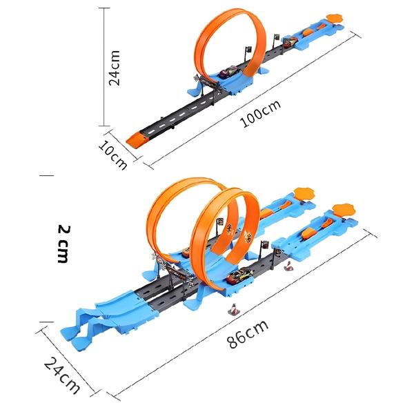 Conjunto Educacional de Pista de Corrida de Trem para Meninos - Mini Kit de Carro de Velocidade Imagem de Conjunto Educacional de Pista de Corrida de Trem para Meninos - Mini Kit de Carro de Velocidade
