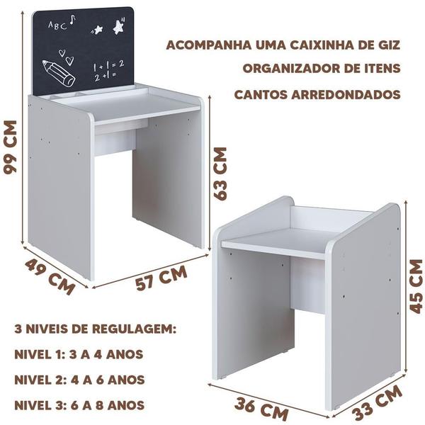 Conjunto Escolinha Infantil Com Cama Montessoriana Branco Melvin Shop Jm Imagem de Conjunto Escolinha Infantil Com Cama Montessoriana Branco Melvin Shop Jm