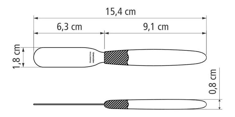 Imagem de Conjunto Espátulas Para Manteiga 6 Peças Preto - Tramontina