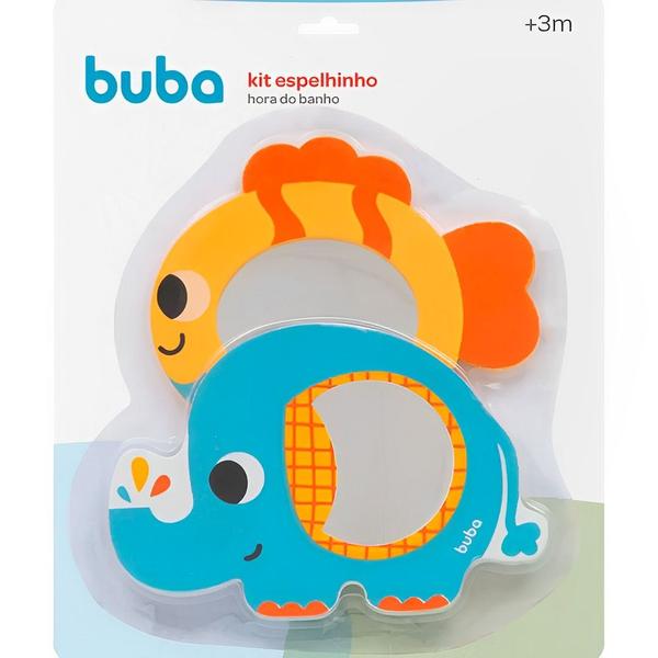 Imagem de Conjunto Espelhinhos Brinquedo Para Hora Do Banho Bebê 16979 Buba