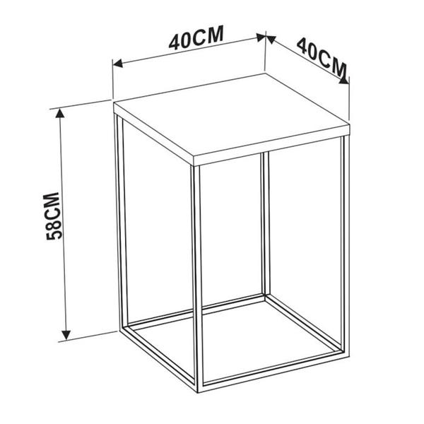 Imagem de Conjunto Estantes Para Closet Steel Quadra 27803 Vermont Preto Fosco Artesano