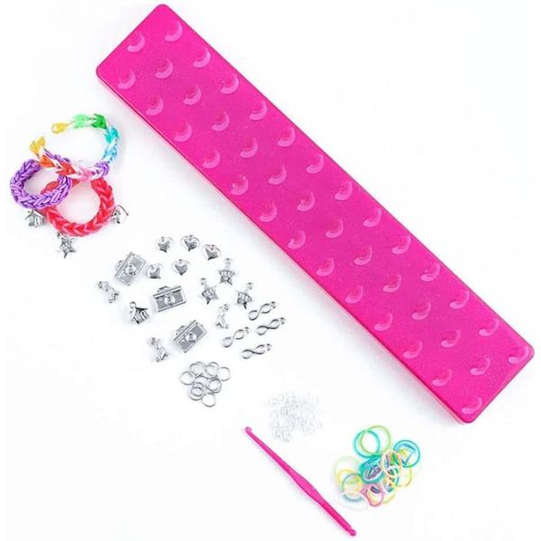 Imagem de Conjunto Fábrica De Pulseiras Da Luluca Com Pingentes P/ Beleza Infantil Meninas