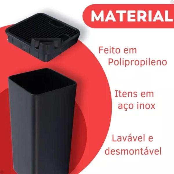 Conjunto Facas Chef Envio Rápido Com Garantia Black - BLACK WATCH Imagem de Conjunto Facas Chef Envio Rápido Com Garantia Black