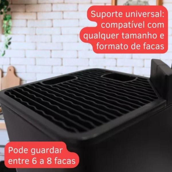 Conjunto Facas Chef Envio Rápido Com Garantia Black - BLACK WATCH Imagem de Conjunto Facas Chef Envio Rápido Com Garantia Black