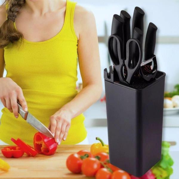 Imagem de Conjunto Facas Chef Gourmet Profissionais UltraCorte Black