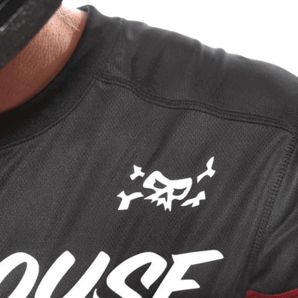 Conjunto fasthouse mx grindhouse vermelho preto Imagem de Conjunto fasthouse mx grindhouse vermelho preto