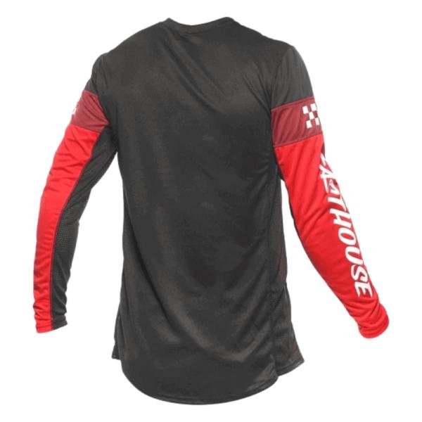 Conjunto fasthouse mx grindhouse vermelho preto Imagem de Conjunto fasthouse mx grindhouse vermelho preto