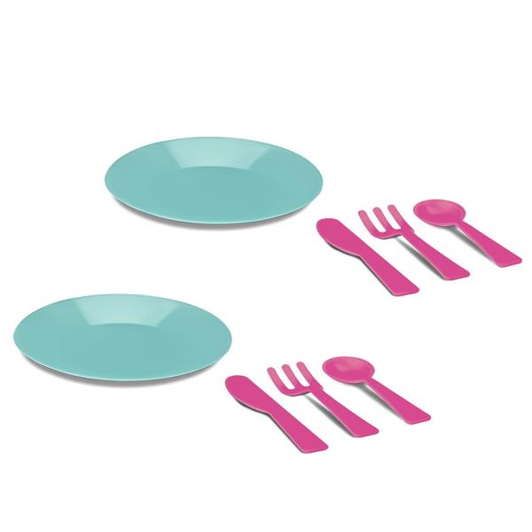 Imagem de Conjunto Faz De Conta Utensílios Para Cozinha Infantil Meninas Rosa Cardoso Toys