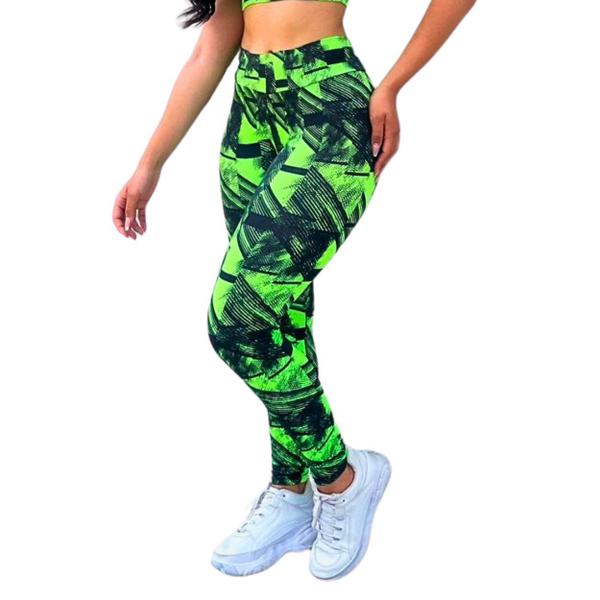 Imagem de Conjunto feminino de Academia Roupa Moda Fitnnes Top e Calça Suplex