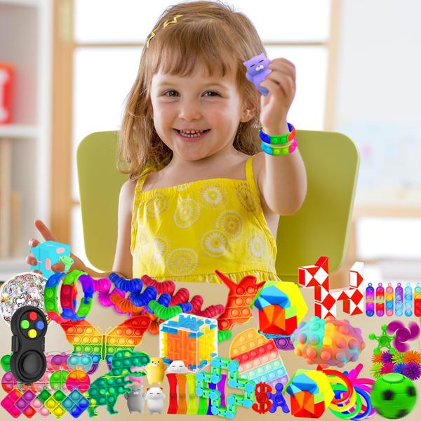 Conjunto Fidget Toys MOZACI, pacote com 120 unidades, crianças e adultos, autismo sensorial Imagem de Conjunto Fidget Toys MOZACI, pacote com 120 unidades, crianças e adultos, autismo sensorial
