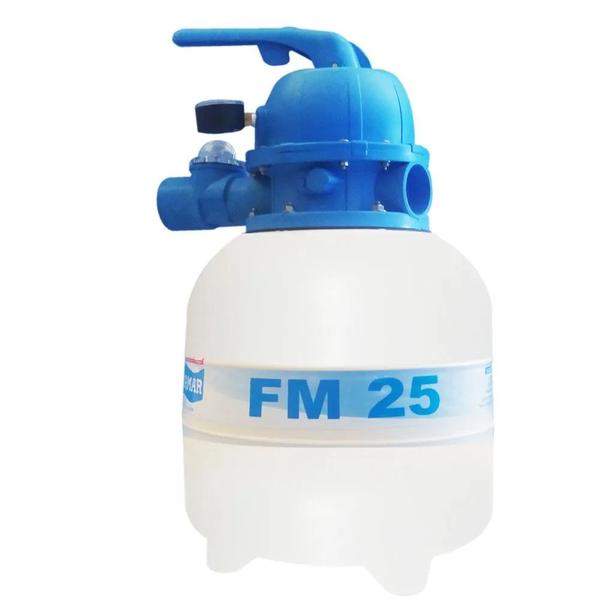 Imagem de Conjunto Filtro FM-25 e Motobomba BM-25 1/4 CV Monofásica Para Piscinas até 19.000 Mil Liros - Sodramar