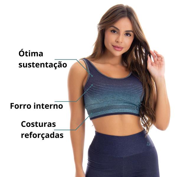 Imagem de Conjunto Fitness Academia Sublimada Estampada Tarelles - T0574 - T0575