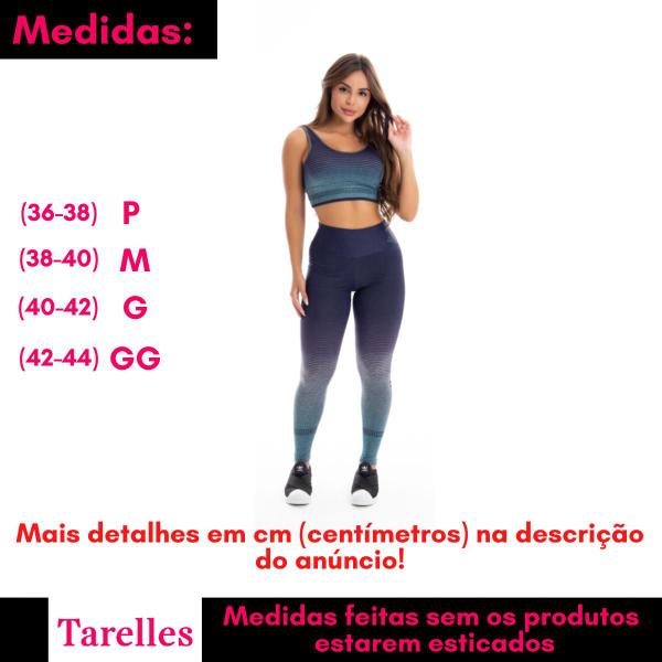 Imagem de Conjunto Fitness Academia Sublimada Estampada Tarelles - T0574 - T0575