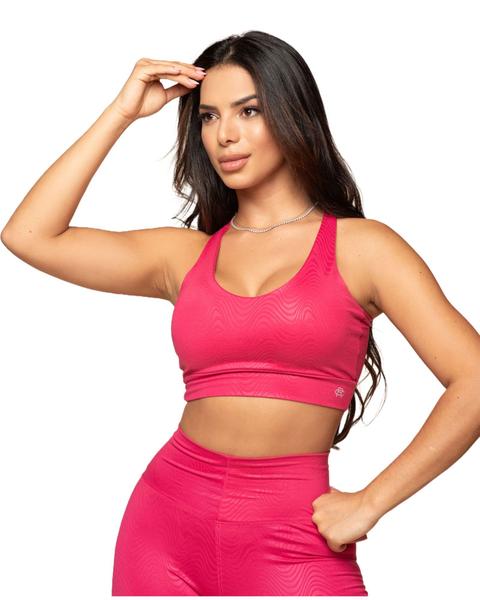 Imagem de Conjunto Fitness Feminino Academia Calça Legging e Top Poliamida Zero Transparência