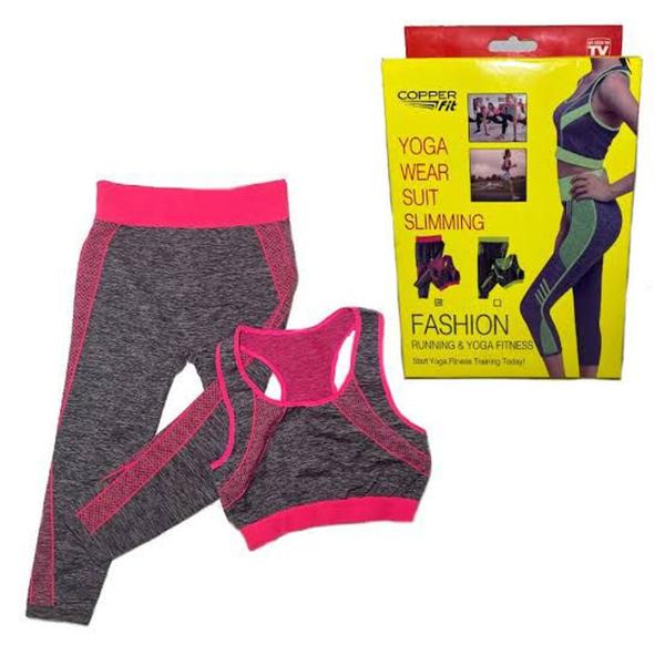 Imagem de conjunto fitness feminino legging+ top academia