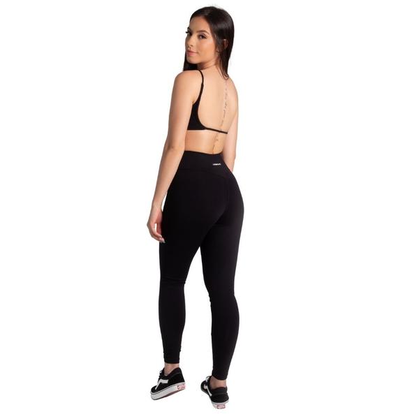 Imagem de Conjunto Fitness Feminino Top e Legging Preto 