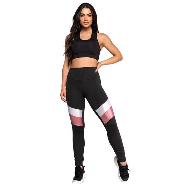 Imagem de Conjunto Fitness Fristyle Legging E Top Academia Feminino