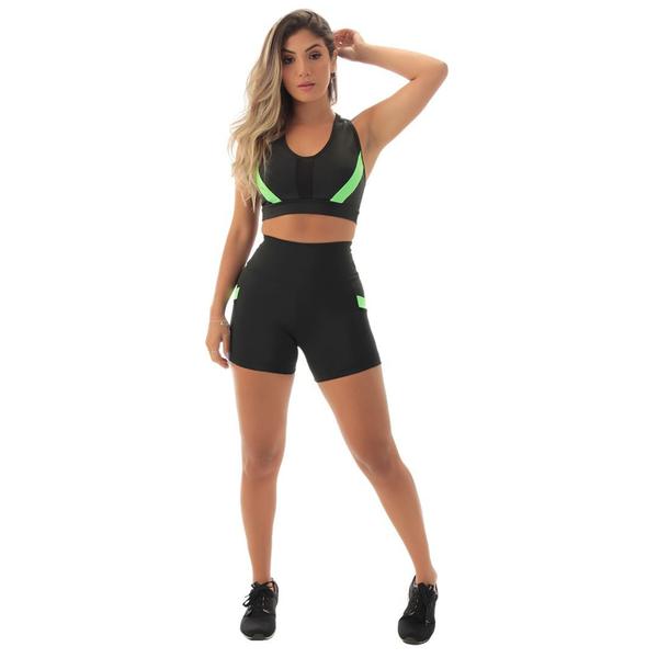 Imagem de Conjunto Fitness Fristyle Short E Top Academia Feminino