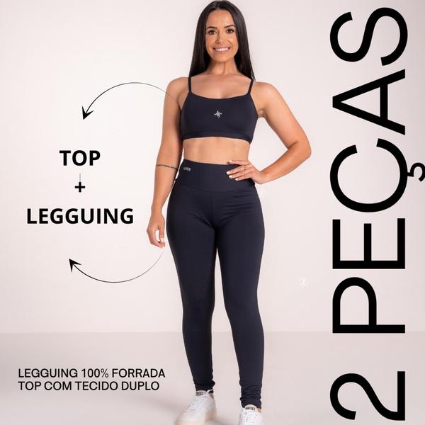 Imagem de Conjunto fitness leg + top academia conjunto moderno - urbativa fitness