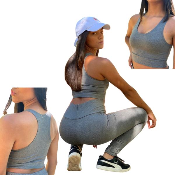 Imagem de Conjunto Fitness Legging e Top para Academia