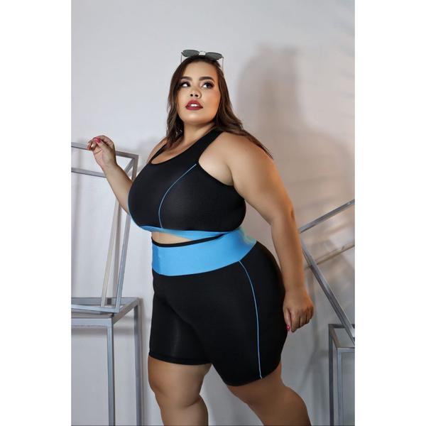 Imagem de Conjunto Fitness Plus Size e Slim M ao EXGG(36 AO 54) SUPLEX PREMIUM