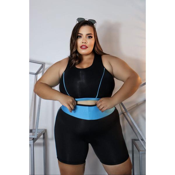 Imagem de Conjunto Fitness Plus Size e Slim M ao EXGG(36 AO 54) SUPLEX PREMIUM