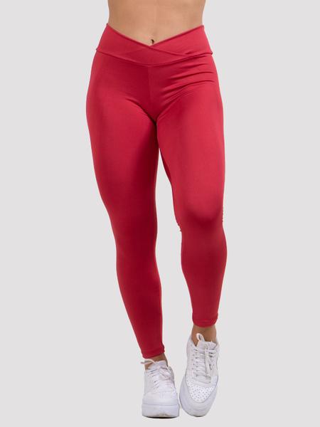 Imagem de Conjunto Fitness Top Um Ombro Só e Calça Legging Transpassada Suplex Treino Academia RLC Modas