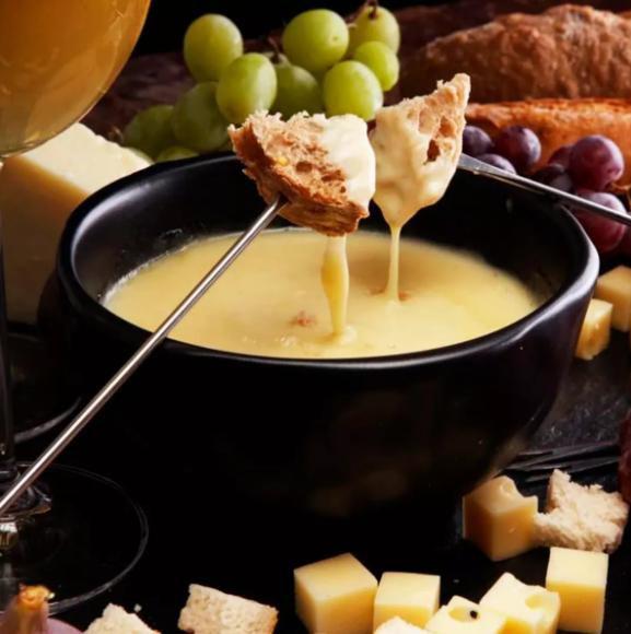 Imagem de Conjunto Fondue 10 Peças Carne Chocolate Jantar Romântico - PRETO