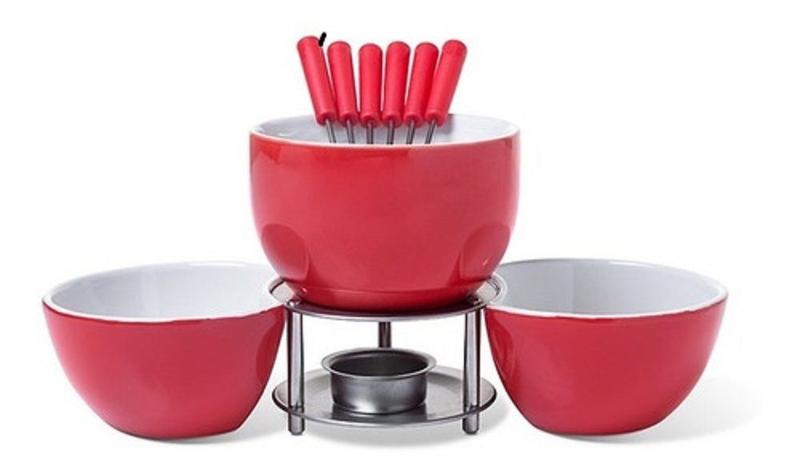 Imagem de Conjunto fondue 10 pecas vermelho 1256/103