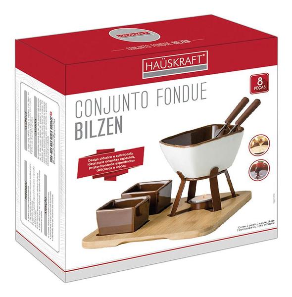 Imagem de Conjunto Fondue Bilzen em Cerâmica 8pçs Hauskraft