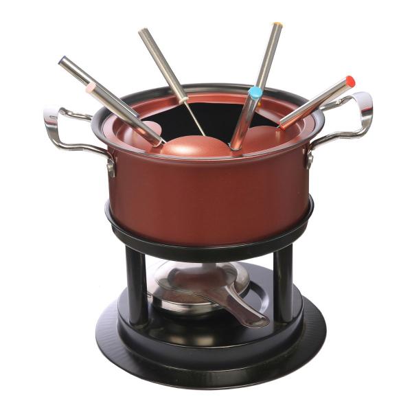 Imagem de Conjunto fondue viena panela 1,7l fogareiro garfos hauskraft