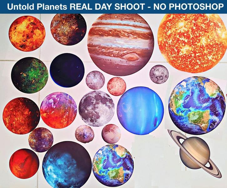 Imagem de Conjunto Glow in The Dark Planets UNTOLD PLANETS 195+PCS Kids