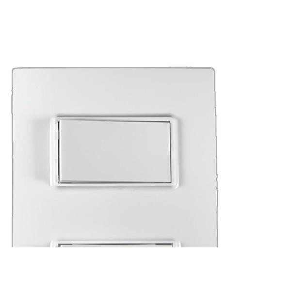 Imagem de Conjunto Ilumi Vivaz Branco Com Placa 2 Simples 10A. - 7818