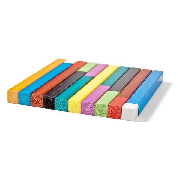 Imagem de Conjunto individual de plástico Cuisenaire Rods hand2mind (74 unidades)