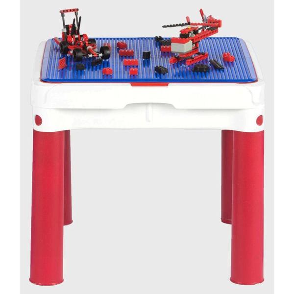 Imagem de Conjunto infantil com mesa e bancos - Constru Kids - Keter