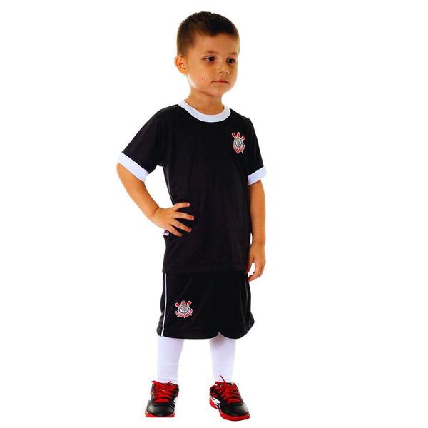 Imagem de Conjunto Infantil Corinthians Uniforme Artilheiro Oficial