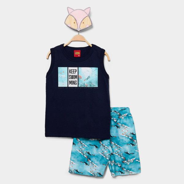 Conjunto Infantil Curto Kyly Casual Menino Conjunto Infantil Curto Kyly Casual Menino