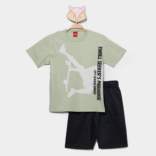 Conjunto Infantil Curto Kyly Skate Menino Conjunto Infantil Curto Kyly Skate Menino