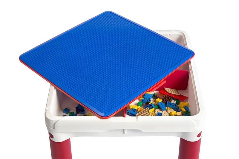 Imagem de Conjunto Infantil De Mesa E Cadeiras Table Construkids Keter