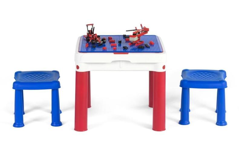 Imagem de Conjunto Infantil De Mesa E Cadeiras Table Construkids Keter