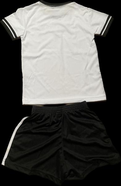 Imagem de Conjunto infantil dry corinthians camiseta branca + short preto 78730