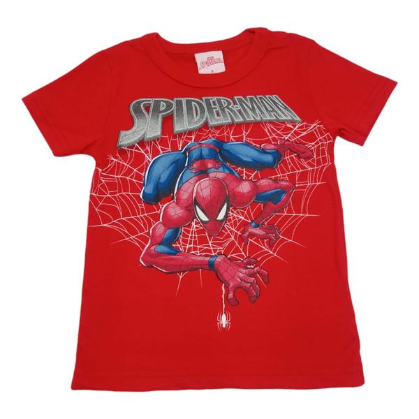 Imagem de Conjunto infantil homem aranha camiseta+bermuda brandili tam 2-3