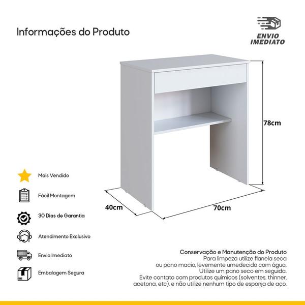 Imagem de Conjunto Infantil Mesa Escrivaninha Computador E Armário De Livros para Quarto 