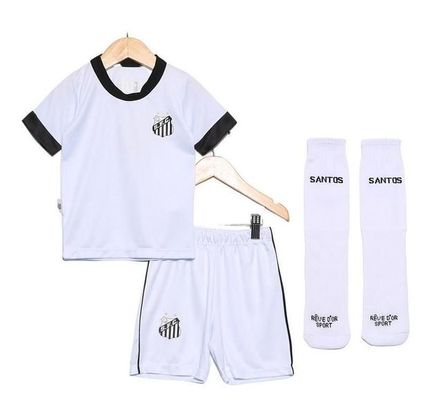 Imagem de Conjunto Infantil Santos Uniforme Artilheiro Oficial